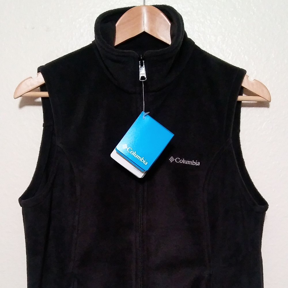 Womens Columbia Fleece Vest MEDIUM